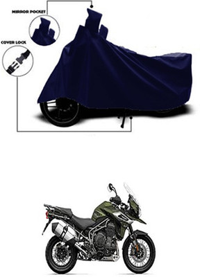 Wadhwa Creations Two Wheeler Cover for Triumph(Blue)