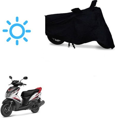 SRENTERPRISES Waterproof Two Wheeler Cover for Yamaha(Ray Z, Black)