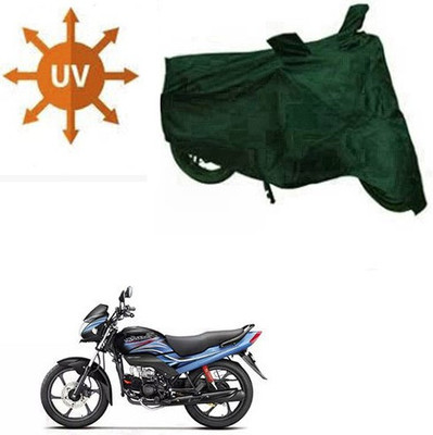 RPSENTTERPR Waterproof Two Wheeler Cover for Hero(Passion Plus, Green)