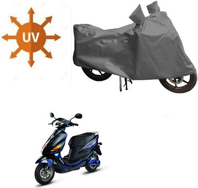RPSENTTERPR Waterproof Two Wheeler Cover for Hero(Electric Cruz, Grey)