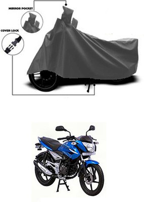 Gromaa Two Wheeler Cover for Bajaj(Grey)