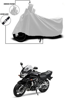 Gromaa Two Wheeler Cover for Suzuki(Silver)