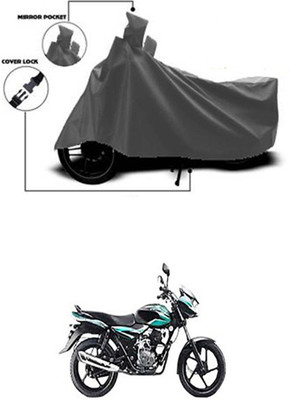 Gromaa Two Wheeler Cover for Bajaj(Grey)