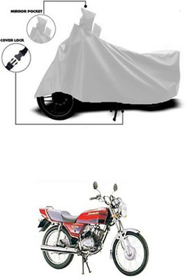 Gromaa Two Wheeler Cover for Bajaj(Silver)