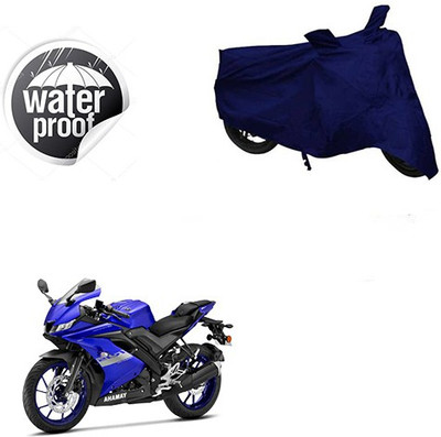 Motoren Waterproof Two Wheeler Cover for Yamaha(R15 V3, Blue)