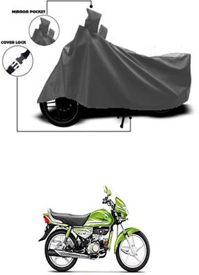 Gromaa Two Wheeler Cover for Hero(Grey)