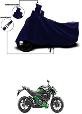 Wadhwa Creations Two Wheeler Cover for Kawasaki(Z800, Blue)