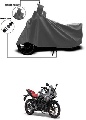 Gromaa Two Wheeler Cover for Suzuki(Grey)
