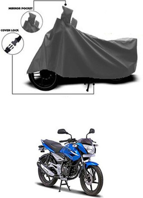 Gromaa Two Wheeler Cover for Bajaj(XCD 125cc, Grey)