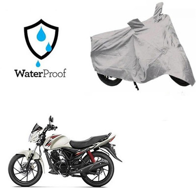 SRENTERPRISES Two Wheeler Cover for Suzuki(Sling Shot, Silver)