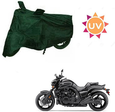 RPSENTTERPR Waterproof Two Wheeler Cover for Yamaha(VMAX, Green)