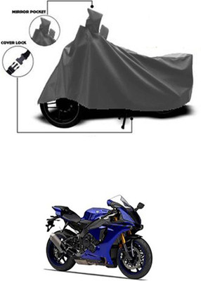 Wadhwa Creations Two Wheeler Cover for Yamaha(YZF R1, Grey)