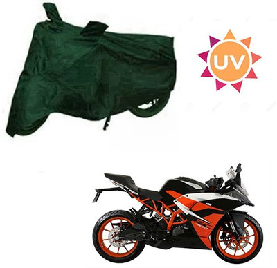 RPSENTTERPR Waterproof Two Wheeler Cover for KTM(RC 200, Green)