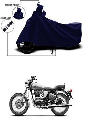 MMSSTAR Waterproof Two Wheeler Cover for Royal Enfield(Blue)