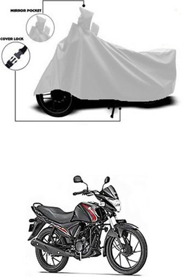 Wadhwa Creations Two Wheeler Cover for Suzuki(Sling Shot, Silver)