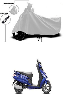 Wadhwa Creations Two Wheeler Cover for Hero(Maestro, Silver)