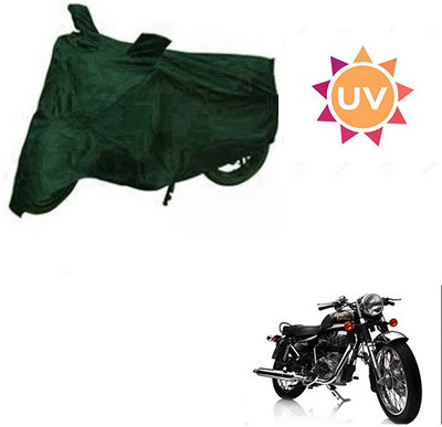 RPSENTTERPR Waterproof Two Wheeler Cover for Royal Enfield(Electra Delux, Green)