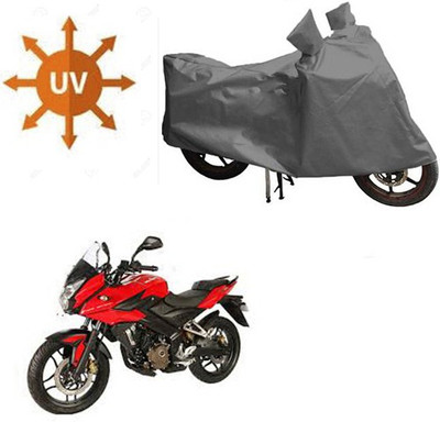 Feel heaven Waterproof Two Wheeler Cover for Bajaj(Pulsar AS 150, Grey)