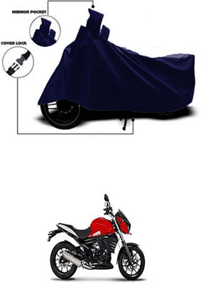Gromaa Two Wheeler Cover for Mahindra(Blue)