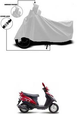 Wadhwa Creations Two Wheeler Cover for Mahindra(Flyte, Silver)