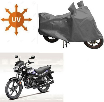 RPSENTTERPR Waterproof Two Wheeler Cover for Hero(Super Splendor, Grey)