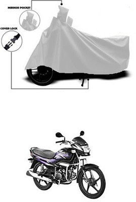 Wadhwa Creations Two Wheeler Cover for Hero(Super Splendor, Silver)
