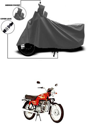 Gromaa Two Wheeler Cover for Hero(Grey)