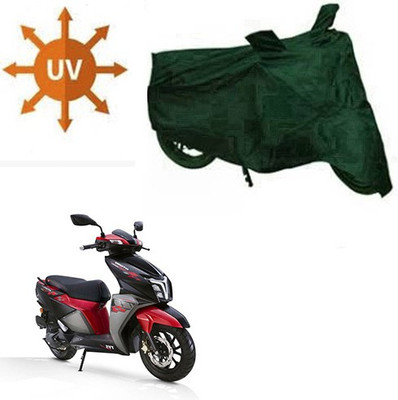 RPSENTTERPR Waterproof Two Wheeler Cover for TVS(NTORQ, Green)