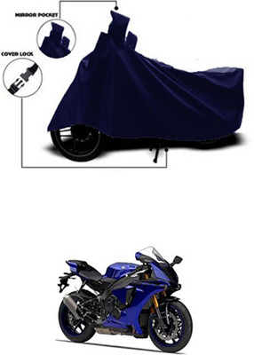 Wadhwa Creations Two Wheeler Cover for Yamaha(YZF R1, Blue)