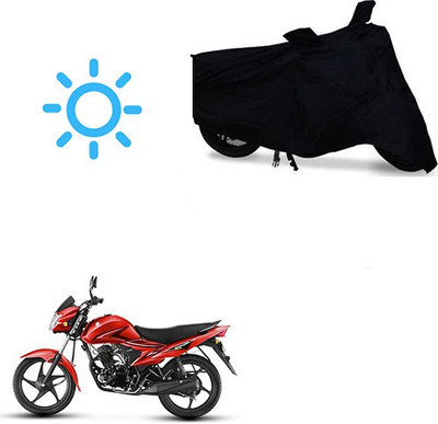 Mdstar Waterproof Two Wheeler Cover for Suzuki(Hayate, Black)
