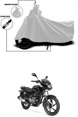 Wadhwa Creations Two Wheeler Cover for Bajaj(Silver)