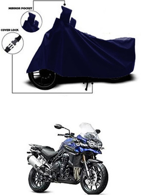 Wadhwa Creations Two Wheeler Cover for Triumph(Blue)