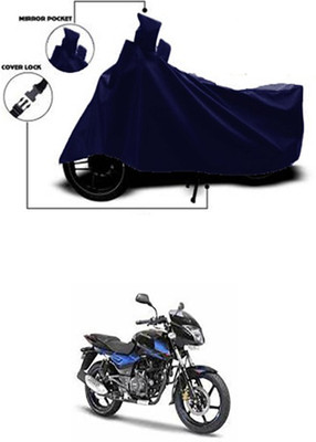 Wadhwa Creations Two Wheeler Cover for Bajaj(Pulsar 150 DTS-i, Blue)