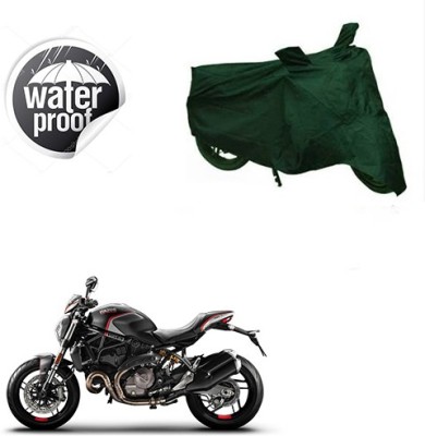 Motoren Waterproof Two Wheeler Cover for Ducati(Monster 82, Green)