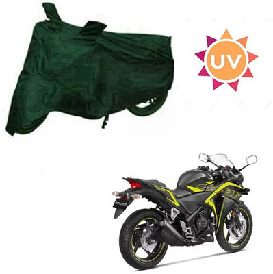 RPSENTTERPR Waterproof Two Wheeler Cover for Honda(CBR 250R, Green)
