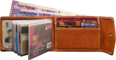 MATSS Men Brown Artificial Leather Wallet(8 Card Slots)