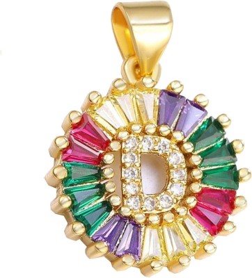 ZIVOM Gold-plated Crystal Brass Pendant