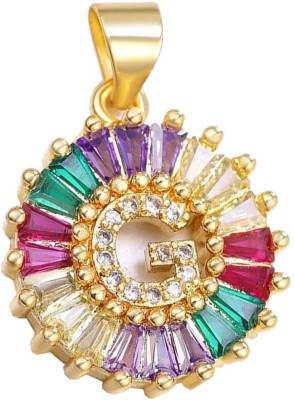 ZIVOM Gold-plated Crystal Brass Pendant