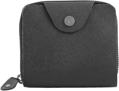 Buy Fastrack Men Black Genuine Leather Wallet(10 Card Slots) on