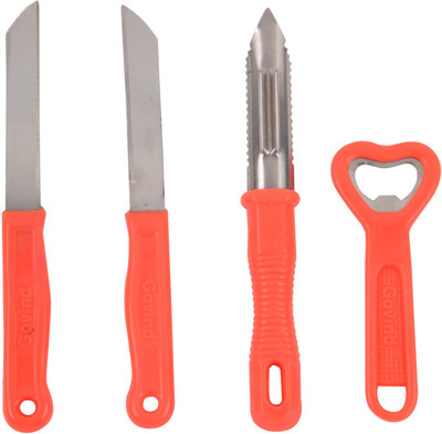 

Govind Stainless Steel, Plastic Knife Set(Pack of 4)