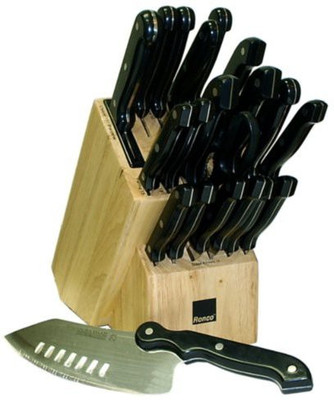 

Ronco Kn3005Blgen Rocker 20Piece Knife And Wooden Block Set