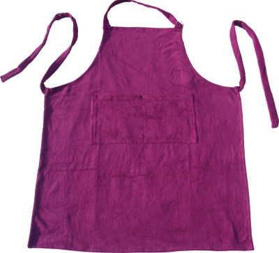 

Homeblendz Cotton Apron - Free Size(Lavender, Single Piece)