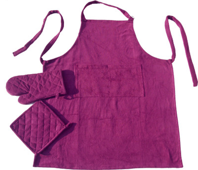 

Homeblendz Lavender Cotton Kitchen Linen Set(Pack of 1)