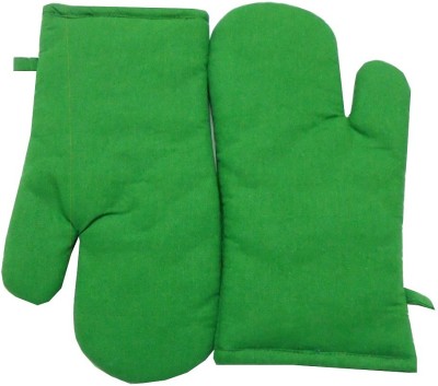 Tidy Green Cotton Kitchen Linen Set(Pack of 2)