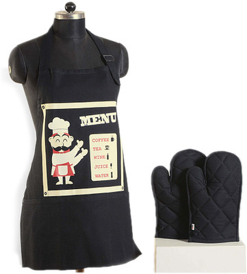 

Swayam Red, Black, Beige Cotton Kitchen Linen Set(Pack of 3), Beige;black;red