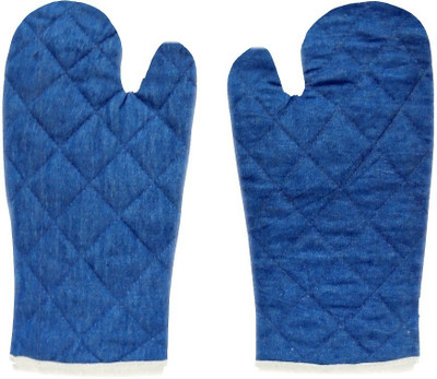 Tidy Blue Cotton Kitchen Linen Set(Pack of 2)