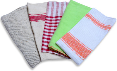 

Easy Clean Multicolor Cotton Kitchen Linen Set(Pack of 5)