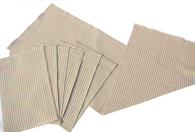 

Homeblendz Grey, White Cotton Kitchen Linen Set(Pack of 7)