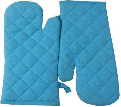 Tidy Light Blue Cotton Kitchen Linen Set (Pack of 2)