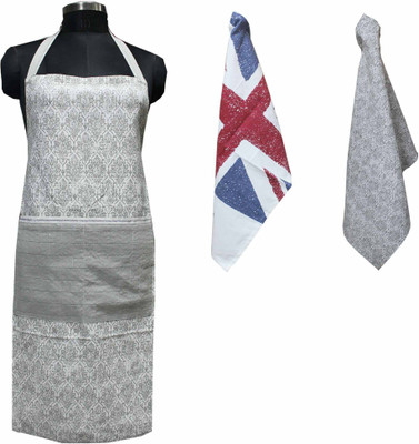 

Rhome Beige Cotton Kitchen Linen Set(Pack of 3)